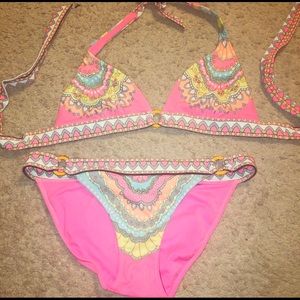 Victoria’s Secret Pink Paisley Bikini Top